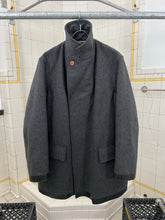Load image into Gallery viewer, Late 1990s Mandarina Duck Rubberized Cuff and Hem Peacoat - Size L