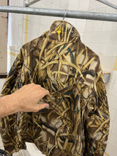 Load image into Gallery viewer, 2000s Griffin Wetlands Camo Combat Jacket with Back Pouch Pocket - Size L