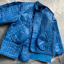 Load image into Gallery viewer, ss2015 Craig Green Metallic Blue Samurai Jacket - Size OS