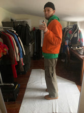 Load image into Gallery viewer, 1990s Armani Orange Nylon Safety Work Jacket - Size XL