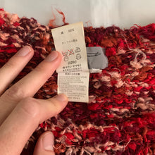 Load image into Gallery viewer, aw2002 Yohji Yamamoto Oversized Red Textured Silk Knit - Size XL