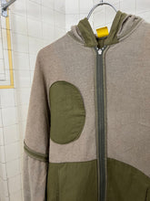 Load image into Gallery viewer, 2000s Mandarina Duck Reversible Linen/Towel Hoodie with Neck Cutout- Size M