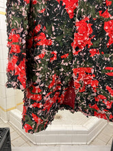 Load image into Gallery viewer, ss2019 Comme des Garcons Homme Plus Red Tulle Embroidered Camouflage Blazer - Size M