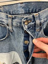 Load image into Gallery viewer, 1990s Armani Eagle Applique Washed Denim - Size M