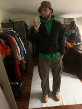 Load image into Gallery viewer, 1980s Issey Miyake Dual Backzip Heavy Cotton Bomber Jacket with Asymmetric Closure - Size XL