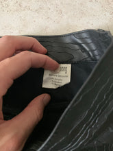 Load image into Gallery viewer, 1990s Dexter Wong Faux Leather Topography Pants - Size S