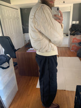 Load image into Gallery viewer, 1990s Armani Oversized White Nylon Bomber Jacket - Size OS