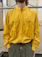 Load image into Gallery viewer, 1980s Marithe Francois Girbaud Mandarin Collar Shirt with Cargo Pockets - Size L