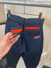 Load image into Gallery viewer, 1990s Mickey Brazil Padded Knee Jeans with Velcro Waist Fastener - Size XS