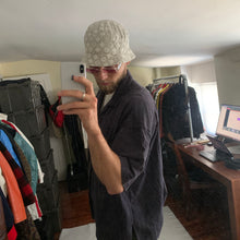 Load image into Gallery viewer, 1990s Vintage Stussy White Monogram Bucket Hat - Size XL