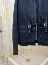 Load image into Gallery viewer, 1980s Marithe Francois Girbaud x Complements Denim Jacket with Belted Cargo Pockets - Size M