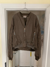 Load image into Gallery viewer, 1990s Armani Faded Brown Oversized Bomber Jacket with Contrast Detailing - Size XXL