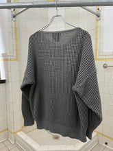 Load image into Gallery viewer, 1980s Marithe Francois Girbaud Wide Neck Multi Gauge Knit Sweater - Size M