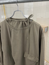 Load image into Gallery viewer, 1980s Marithe Francois Girbaud Pullover Shirt with Faux Placket and Neck String Detailing - Size M