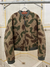 Load image into Gallery viewer, 1990s Armani Quilted Duck Camo Bomber - Size L
