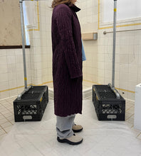 Load image into Gallery viewer, 2000s Mandarina Duck Wrinkled Contemporary Long Coat - Size S