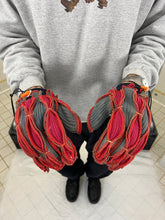 Load image into Gallery viewer, Seeing Red Teal Dyed Carnage Gloves 0.2 - Size OS