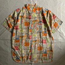 Load image into Gallery viewer, 1990s Armani Aloha Luggage Tag Rayon Shirt - Size M