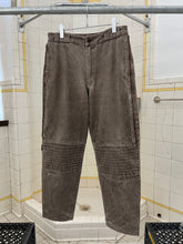 Load image into Gallery viewer, 1980s Armani Padded Knee Moto Pants with Hidden Side-Zip Pockets - Size M