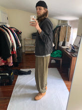 Load image into Gallery viewer, ss1983 Issey Miyake Charcoal Grey Textured Cotton Suit Set - Size L
