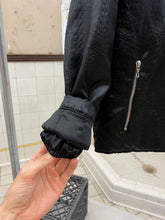 Load image into Gallery viewer, 1990s Katharine Hamnett Embossed Faux Crocodile High Collar Jacket - Size M
