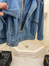 Load image into Gallery viewer, 1980s Marithe Francois Girbaud Light Wash Denim Double Closure Jacket - Size M