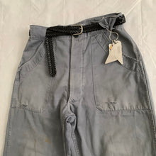 Load image into Gallery viewer, 1950s Vintage "Air France" Faded Mechanic Pants - Size M