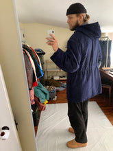 Load image into Gallery viewer, 1990s Katharine Hamnett Navy Parka - Size M
