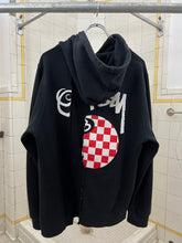 Load image into Gallery viewer, 2015 Kiko Kostadinov x Stussy Reconstructed Black Eightball Hoodie - Size L