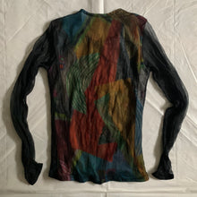 Load image into Gallery viewer, ss1997 Yohji Yamamoto Mesh Geometric Print Top - Size M