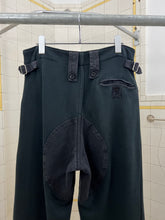 Load image into Gallery viewer, 1980s Katharine Hamnett Faded Black Cotton Joggers with Adjustable Cuffs - Size M