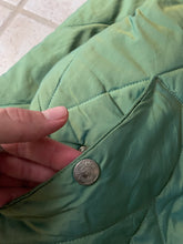 Load image into Gallery viewer, 1990s Armani Textured Iridescent Green Nylon "Hyper Cold" Cropped Jacket - Size L