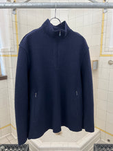 Load image into Gallery viewer, Late 1990s Mandarina Duck Raw Cut Boiled Wool Quarter Zip Pullover - Size M