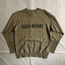 Load image into Gallery viewer, 1980s Issey Miyake Earth Tone Khaki Logo Crewneck - Size L