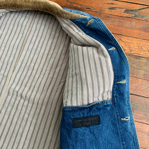 1980s CDGH Extended Heavy Denim Chore Jacket - Size L