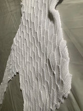 Load image into Gallery viewer, ss1998 Issey Miyake White Pleated Diamond Slashed Top - Size S