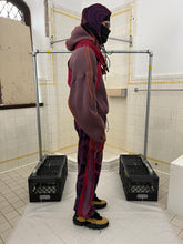 Load image into Gallery viewer, Seeing Red Marron Dyed Elephant Trunk Hoodie with Red Token Bag - Size OS
