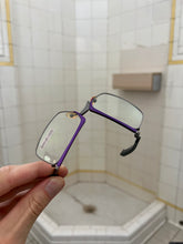 Load image into Gallery viewer, 1990s Issey Miyake x Alain Mikli Multi-Fold Purple and Green Sunglasses - Size OS