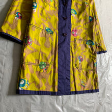 Load image into Gallery viewer, ss2000 Issey Miyake x Takashi Murakami Reversible Yellow Long Work Coat - Size M