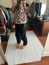Load image into Gallery viewer, ss1996 Issey Miyake Green &amp; Maroon Graphic Striped Dyed Shirt - Size L