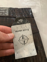 Load image into Gallery viewer, 1990s Dexter Wong Faux Crocodile Skin Pants - Size M