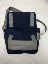 Load image into Gallery viewer, Late 1990s Mandarina Duck Navy Messenger Bag - Size OS