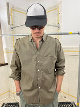 Load image into Gallery viewer, 1980s Marithe Francois Girbaud Military Shirt with Shoulder Gathering Detail - Size M