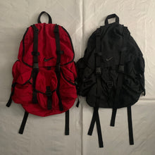 Load image into Gallery viewer, 1990s Vintage Nike Black Nylon Parachute Backpack - Size OS