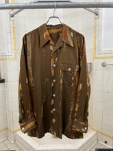 Load image into Gallery viewer, aw1992 Issey Miyake Brown Graphic Shirt - Size L