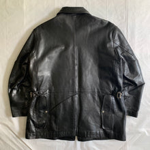Load image into Gallery viewer, aw1991 Yohji Yamamoto 6.1 The Men Extended Black Cowhide Leather Jacket - Size OS