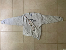 Load image into Gallery viewer, ss2021 Per Gotesson Slashed Vintage "Maine Athletic Dept." Crewneck with Vintage Jewelry - Size L/XL
