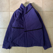 Load image into Gallery viewer, 1990s Armani Cropped Purple Wrap Jacket - Size L