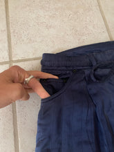 Load image into Gallery viewer, aw2016 Craig Green Navy Quilted Silk Pajama Trousers - Size L