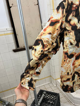 Load image into Gallery viewer, aw2010 Issey Miyake Articulated Sleeve Nylon Lava Graphic Jacket - Size XL